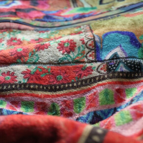 New Johnny Was Joan Zip Sherpa Jacket, reversible jacket. - Picture 10 of 13